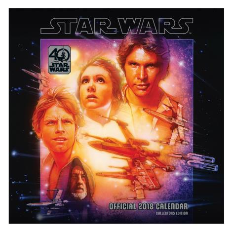 Star Wars 40th Anniversary Official 2018 Square Calendar £4.99